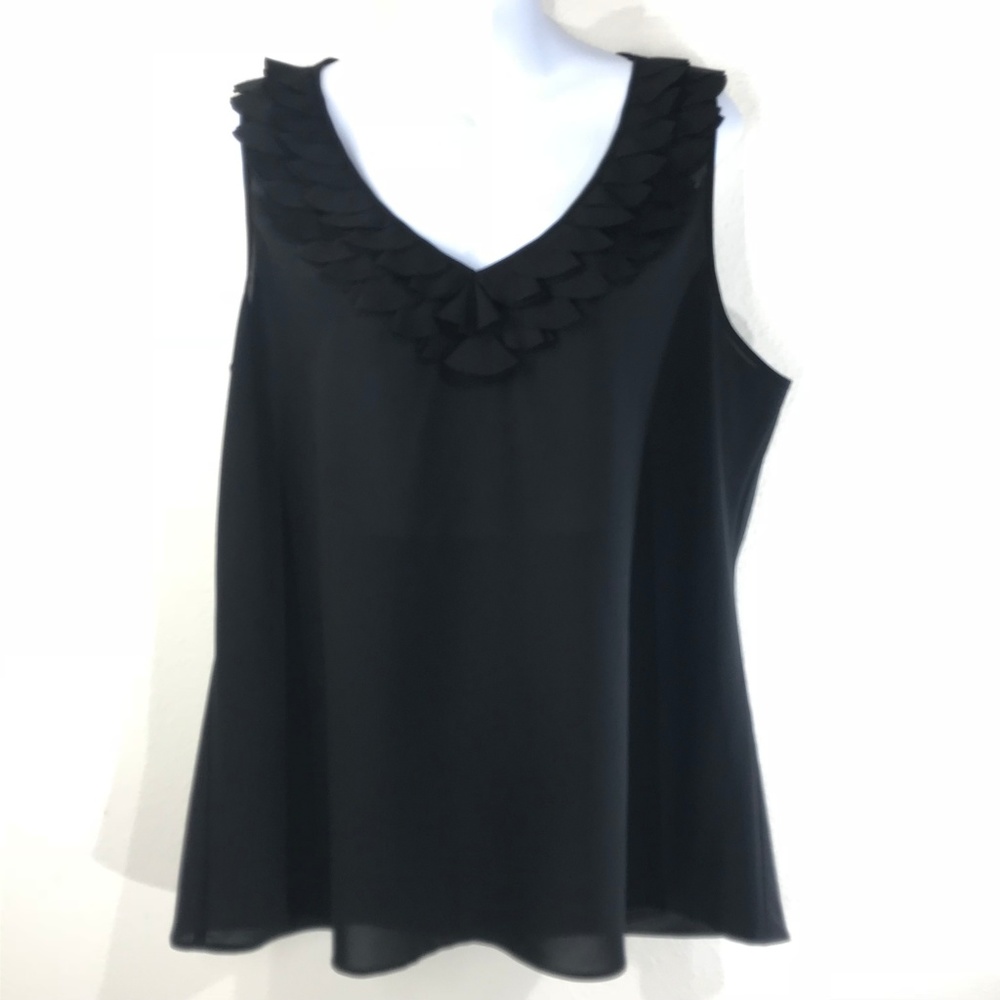 Spense Women's Black Sleeveless Tank Size XL